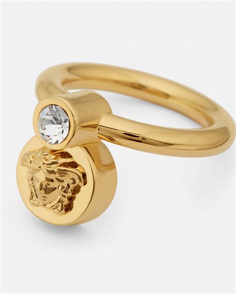 anello serpente versace|Versace Anello Crystal Icon .